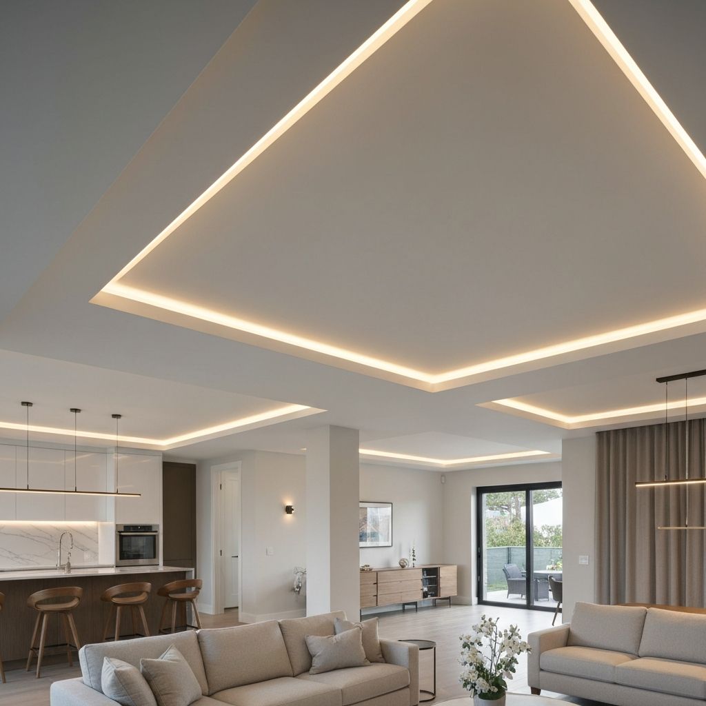 Gesso Drywall com LED 1