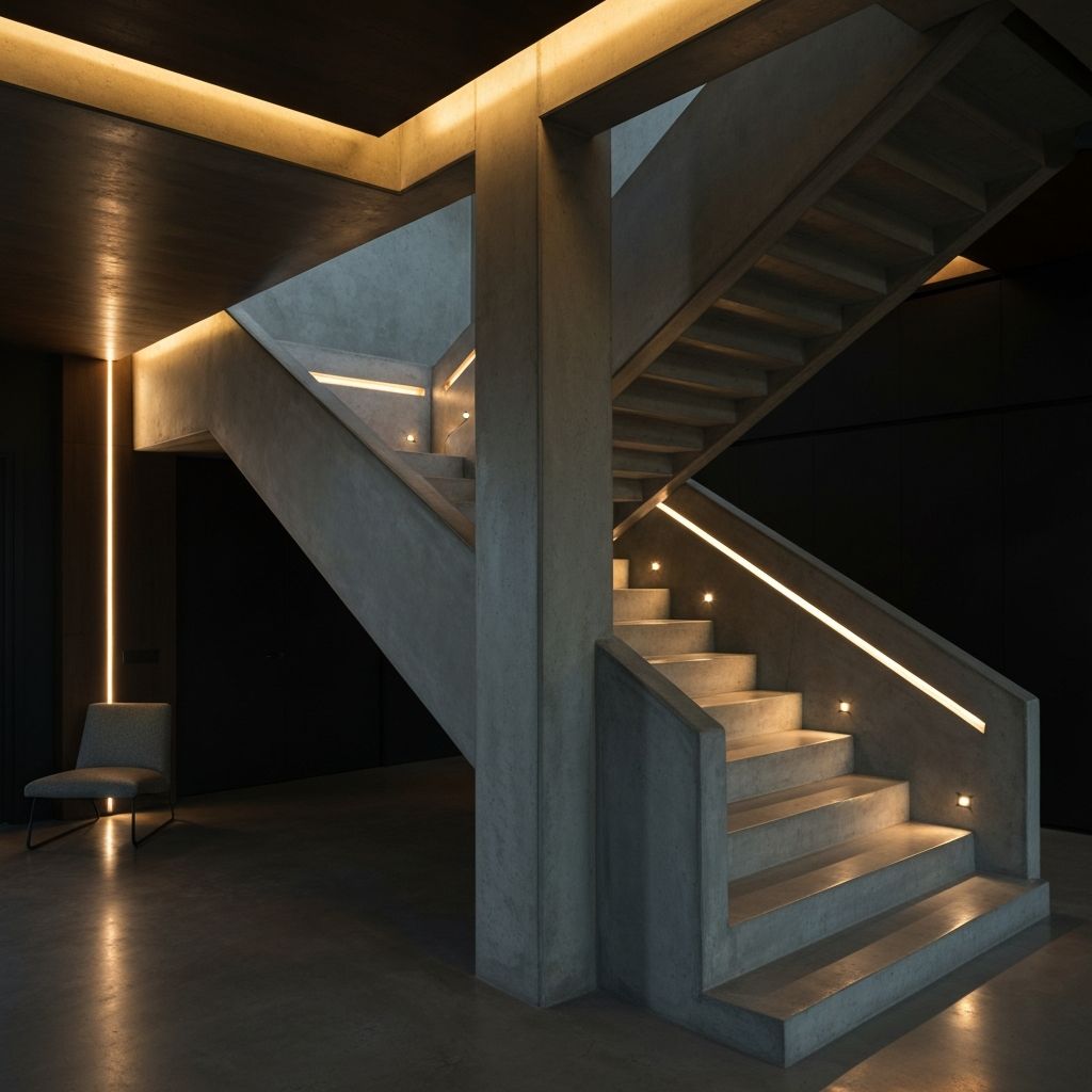 Escada pré-moldada de alto padrão